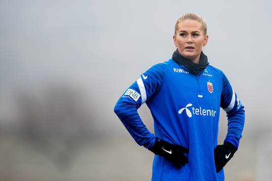 Lisa-Marie Karlseng Utland of the Norwegian women's