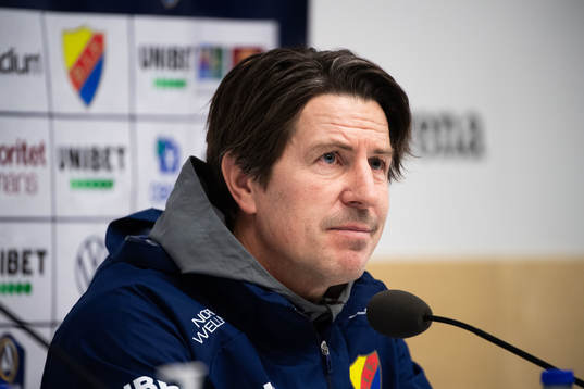 Djurgårdens tränare Thomas Lagerlöf