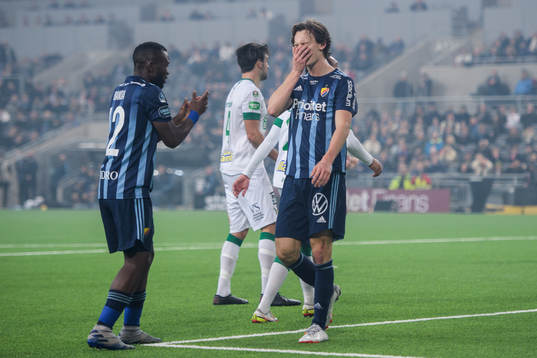 Djurgårdens Hjalmar Ekdal deppar