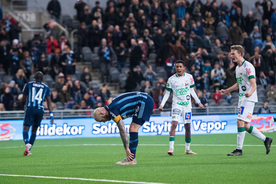 Djurgårdens Magnus Eriksson deppar