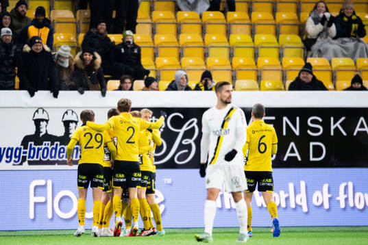 Elfsborgs spelare jublar