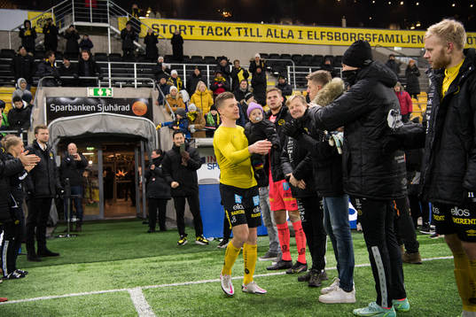 Elfsborgs Samuel Holmén gjorde sin sista hemmamatch och