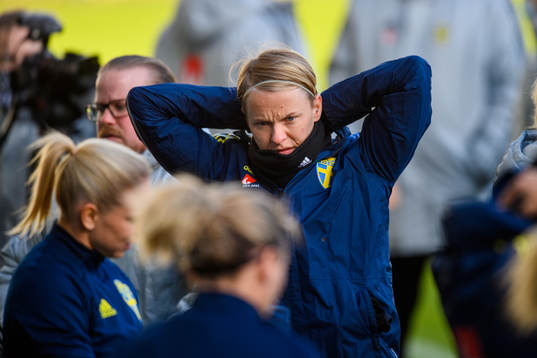 Nilla Fischer of the Swedish women's national football team