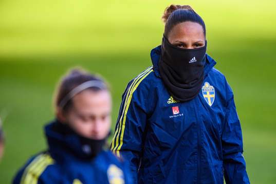 Madelen Janogy of the Swedish women's national football team