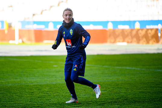 Mimmi Larsson of the Swedish women's national football team