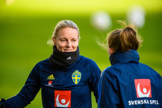 Mimmi Larsson of the Swedish women's national football team