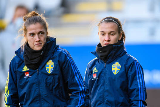 Filippa Angeldahl and Julia Zigiotti Olme of the Swedish
