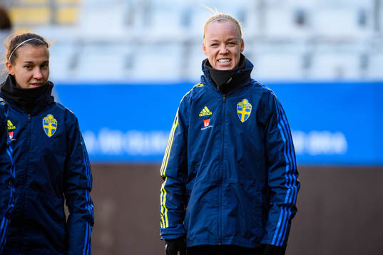 Caroline Seger of the Swedish women's national football team