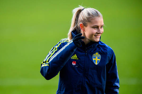 Amanda Nildén of the Swedish women's national football team