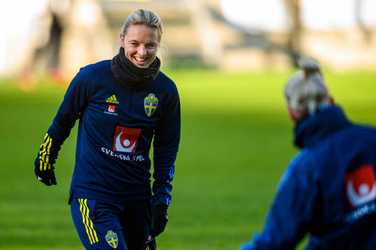 Mimmi Larsson of the Swedish women's national football team