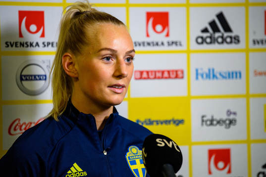 Stina Blackstenius of the Swedish women's national football
