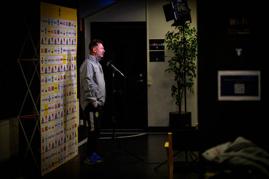 Peter Gerhardsson, head coach of the Swedish women's