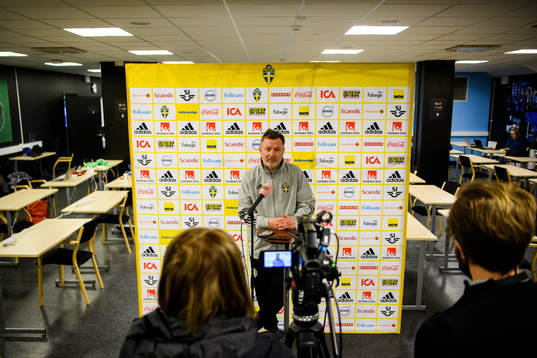Peter Gerhardsson, head coach of the Swedish women's