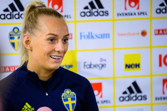 Stina Blackstenius of the Swedish women's national football