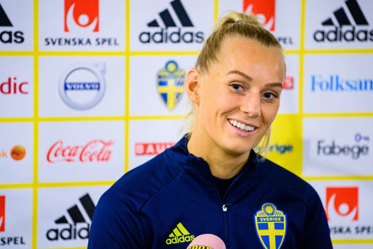 Stina Blackstenius of the Swedish women's national football