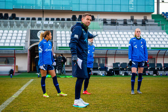 Martin Sjögren, head coach of the Norwegian women's