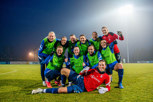 Players of the Norwegian women's national football team