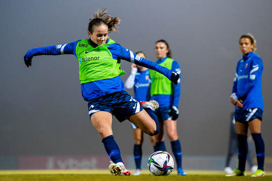 Guro Reiten of the Norwegian women's national football team
