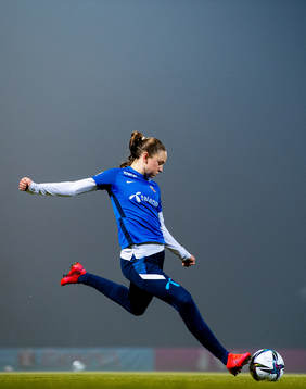 Vilde Hasund of the Norwegian women's national football team