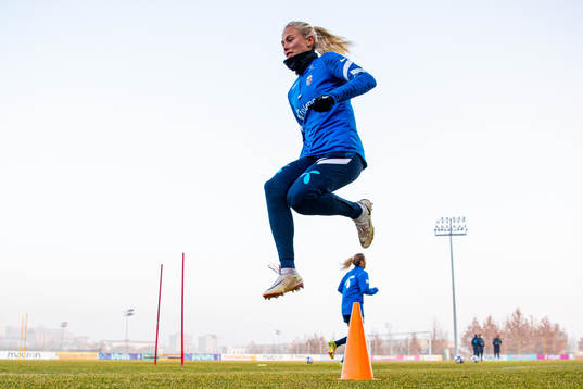 Guro Bergsvand of the Norwegian women's national football