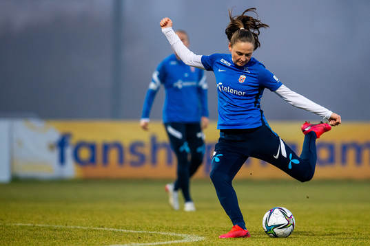 Vilde Hasund of the Norwegian women's national football team