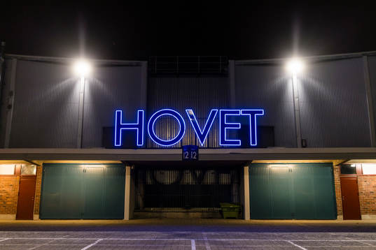 Vy över Hovets isstadion