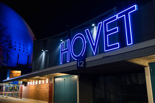 Vy över Hovets isstadion