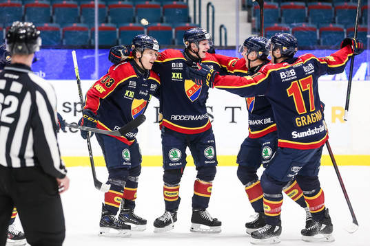 Djurgårdens Ludvig Hedström jublar