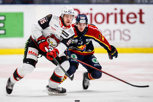 Malmö Redhawks Carl Persson och Djurgårdens Ludvig