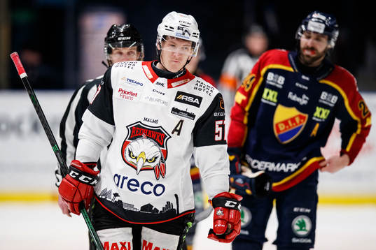 Malmö Redhawks Emil Sylvegård deppar