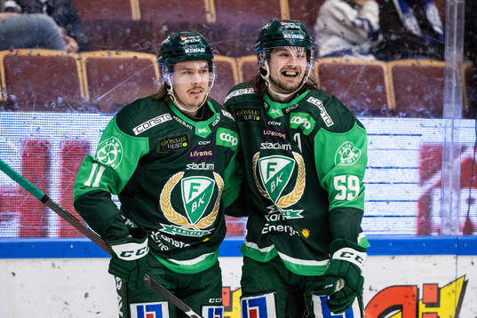 Färjestads Joakim Nygård jublar