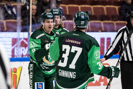 Färjestads Joakim Nygård jublar