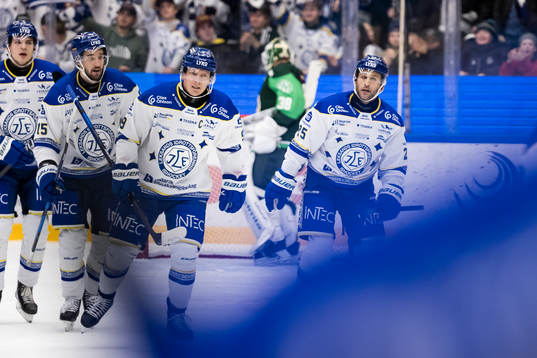 Leksands Patrik Zackrisson jubel