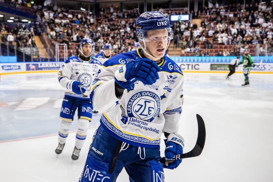 Leksands Emil Heineman jublar