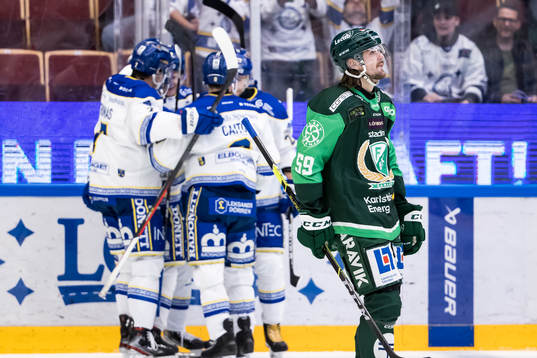Färjestads Linus Johansson deppar