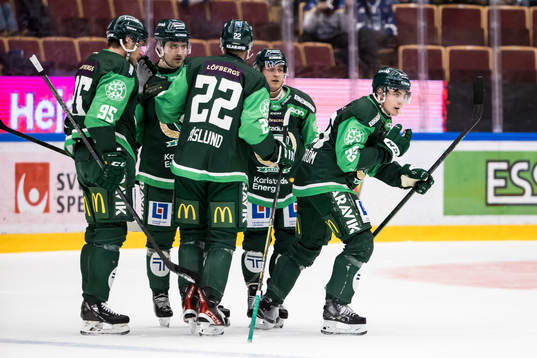 Färjestads Joel Nyström jubel