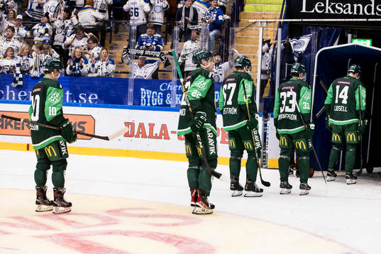 Färjestads spelarna deppar