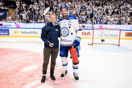 Leksands Max Veronneau utsedd till matchens lirare