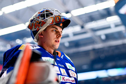 Växjös målvakt Janis Kalnins