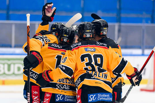 Luleås spelare jublar