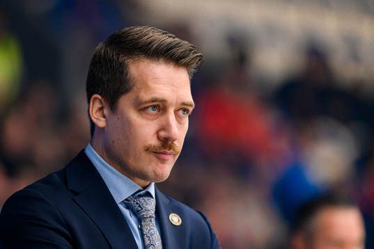 Växjös tränare Sam Hallam