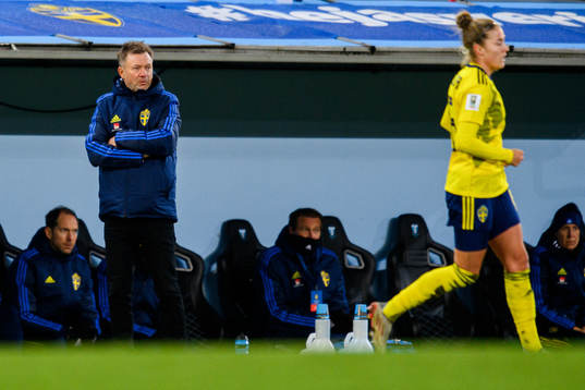 Peter Gerhardsson, head coach of Sweden