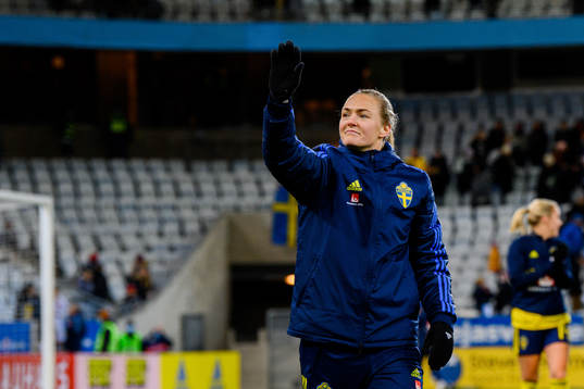 Magdalena Eriksson of Sweden celebrates