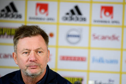Peter Gerhardsson, head coach of Sweden