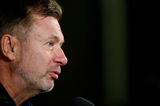Peter Gerhardsson, head coach of Sweden