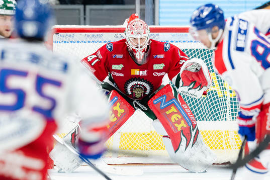 Frölundas målvakt Niklas Rubin