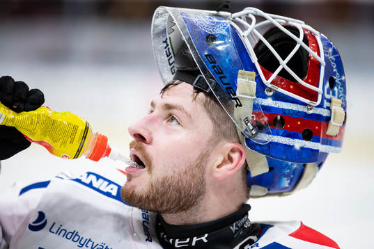 Oskarshamns målvakt Tim Juel