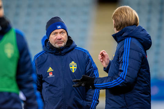 Peter Gerhardsson, head coach of Sweden