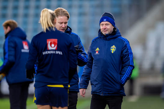 Peter Gerhardsson, head coach of Sweden
