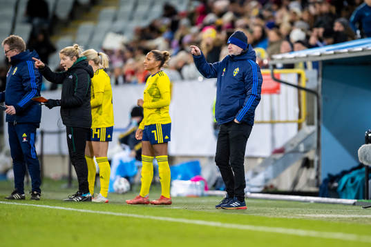 Peter Gerhardsson, head coach of Sweden